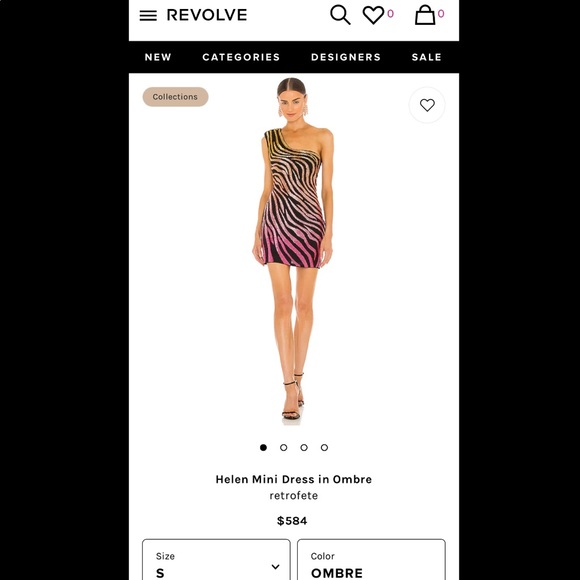 Retrofête for Revolve Fully Beaded One Shoulder Cocktail Dress - Picture 10 of 10